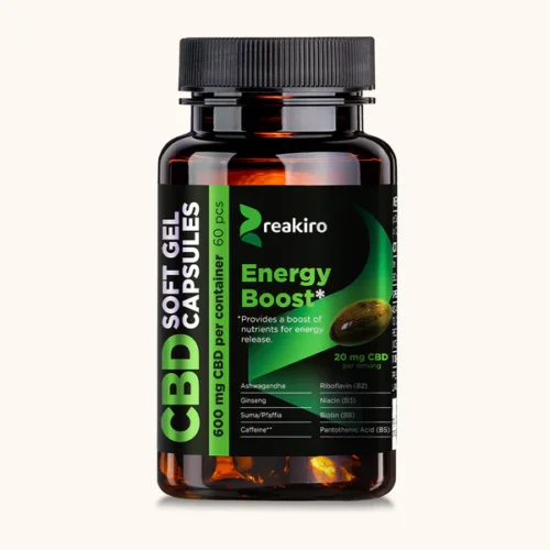 Energy Boost CBD Capsules 60pcs